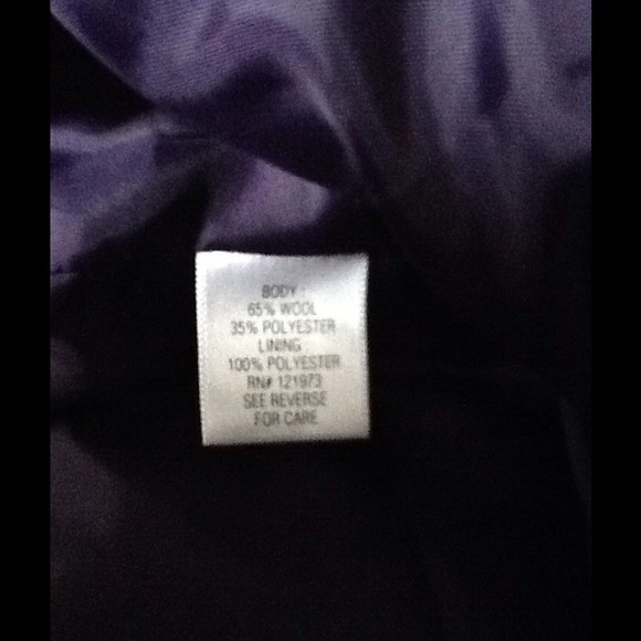 Simply Vera Wang purple wool skirt - Picture 3 of 3