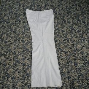 White linen long size 10 pants