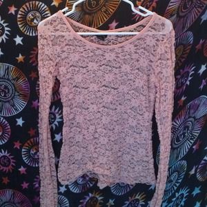 pink lace shirt💕💕💕