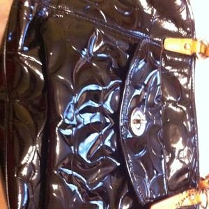 Coach blank patent purse a1073f14668