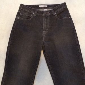 Black denim jeans