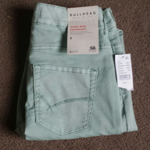 Pale Blue High Waist Skinny Jeans