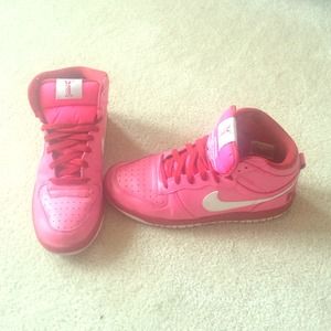 Pink Nike Hightops