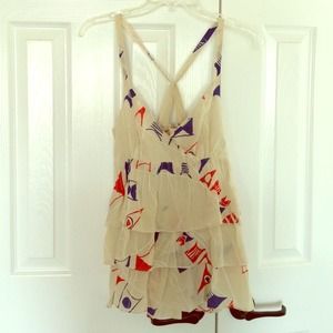 We Love Vera silk tank (Anthropologie) never worn!