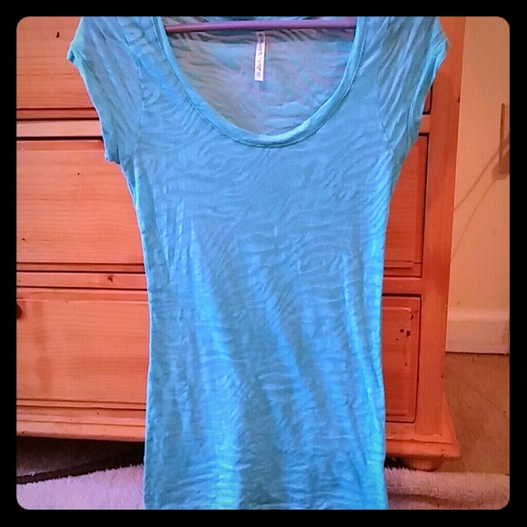 Very cute see through splash shirt
