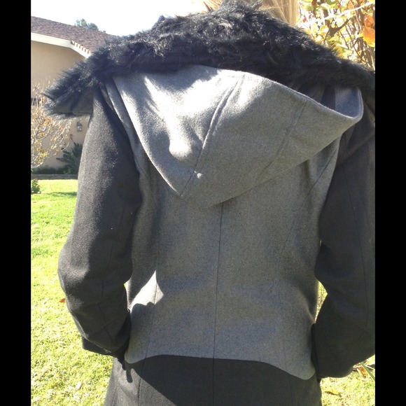 Color block jacket gray / black - Picture 4 of 4