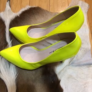 Neon shoes