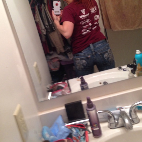 Miss Me boot cut fleur de Lis jeans - Picture 2 of 4