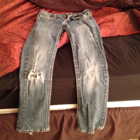 Miss Me boot cut fleur de Lis jeans - Picture 4 of 4