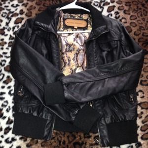 Leather jacket