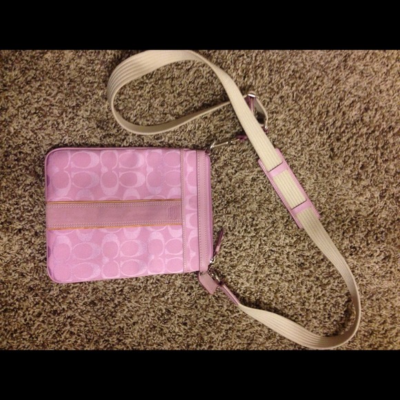 Pink Coach crossbody!