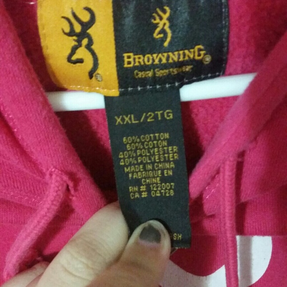 Pink Browning Hoodie - Picture 2 of 2