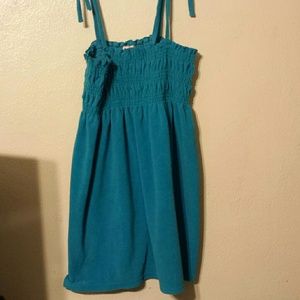 blue sun dress