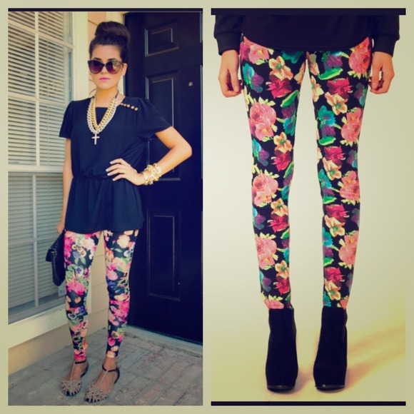 FLORAL LEGGINGS