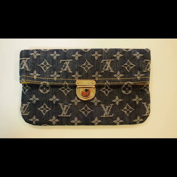 Louis Vuitton Denim Clutch