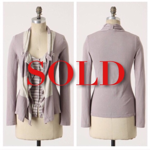 Anthropologie Sweaters - Anthro Yemaya Cardigan (taupe)