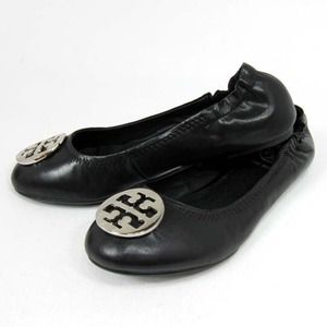 Tory Burch Black Ballet Flats