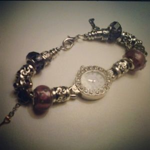 SOLDPurple lock/key watch