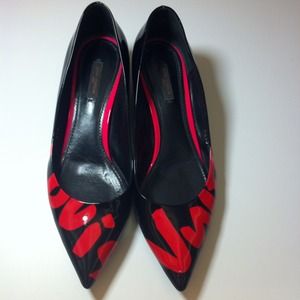 Louis Vuitton Sprouse Black-neon graffiti heels