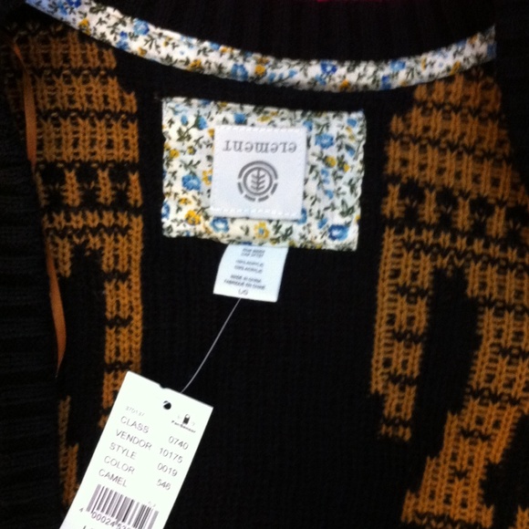 Element Elephant Cardigan size M/L - Picture 4 of 4