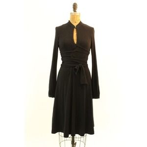 Theory Wrap Wool Dress