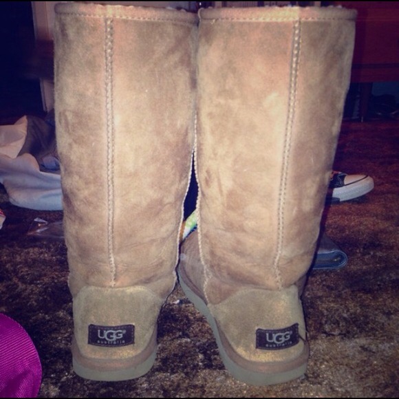 tan tall ugg boots