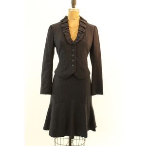 Rebecca Taylor Pinstriped Suit