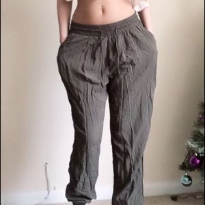 Olive soft pants