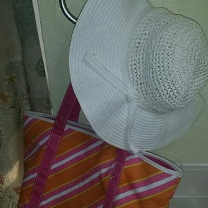 Beach Hat with Gift Tote