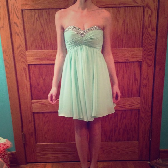 Mint Green Prom Dress