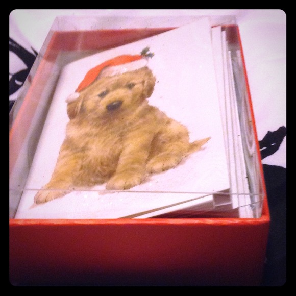 Christmas puppy cards