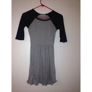 Hot Tempered grey and black dress