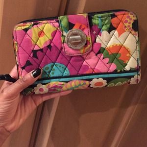 Vera Bradley floral wallet clutch
