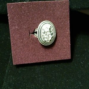 NWOT Black and silver tribal ring