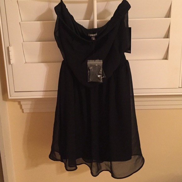 Strapless Black dress. - Picture 3 of 3