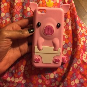 Pink pig iPhone 5c case