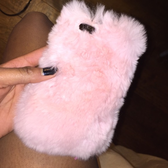 fuzzy iPhone 5c 5/5s case