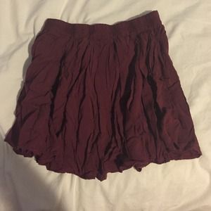 Brandy Melville burgundy skirt
