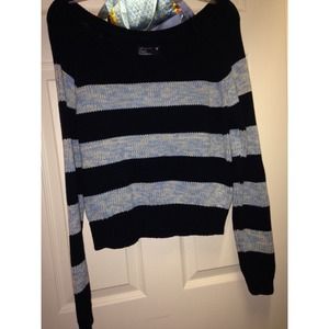 American Eagle striped knit sweater size L