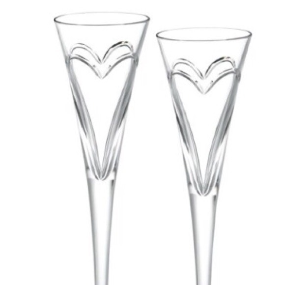Waterford Crystal toasting flutes