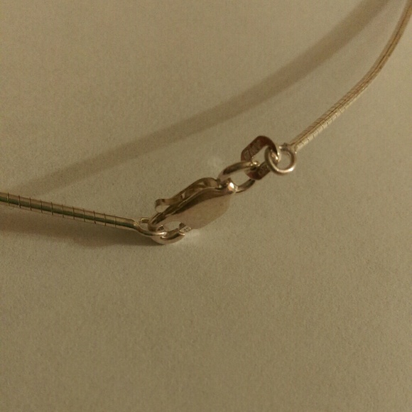 Silver necklace an silver pendant - Picture 4 of 4