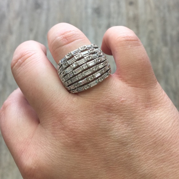 🆕 9.0ct Exquisite Domed Cocktail Ring - Picture 4 of 4