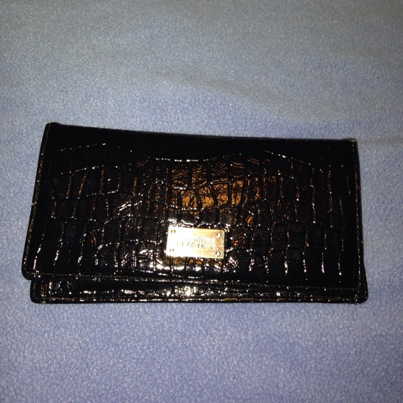 Faux crocodile wallet