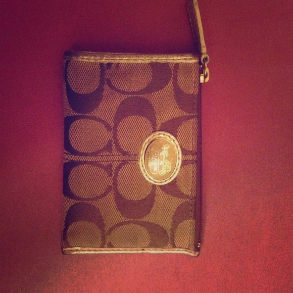 Coach keyring wallet