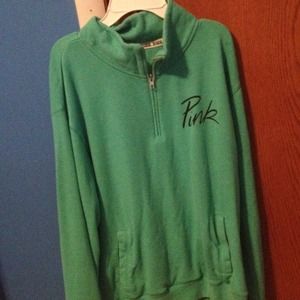 Mint Victoria's Secret half zip .