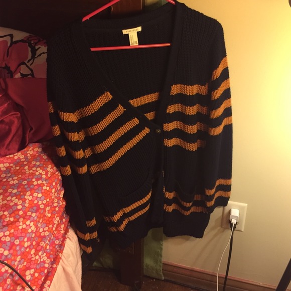 Forever 21 striped cardigan