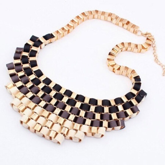 Multi Color Statement Necklace - Picture 3 of 4