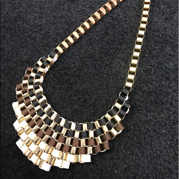 Multi Color Statement Necklace - Picture 2 of 4