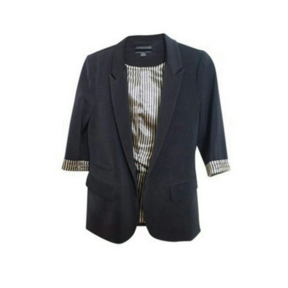 Forever 21 Striped Trim Blazer