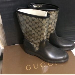 Authentic Gucci Rain Boots -Mint condition